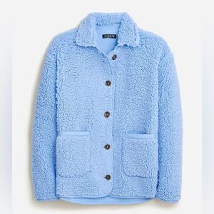 J Crew Faux Sherpa Barn Jacket NWT